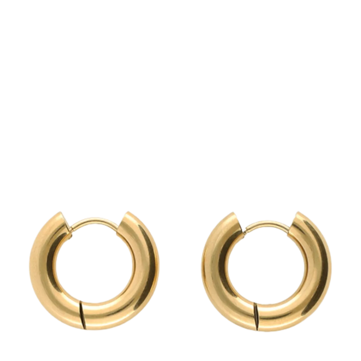 New My Jewellery Earring Basic Hoop 18X4 - Gold