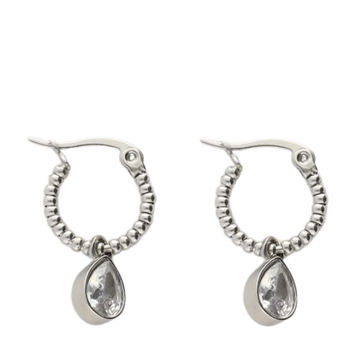 Online My Jewellery Earring Drop Stone - Silver