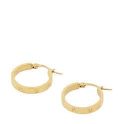 Outlet My Jewellery Earrings Engraved Hearts - Gold