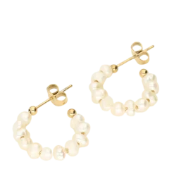 Online My Jewellery Earrings Fine Pearl - Gold
