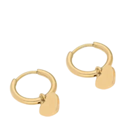 New My Jewellery Earring With Heart - Gold