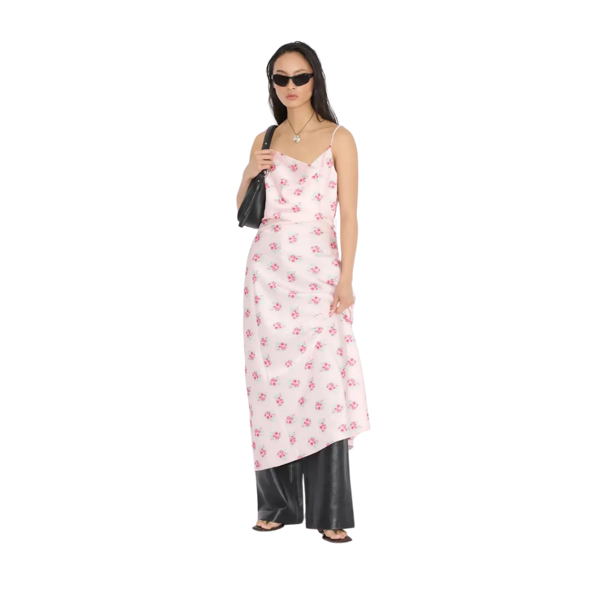 New Holzweiler Eila Print Dress - Light Pink
