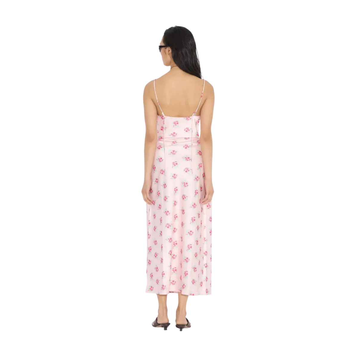 New Holzweiler Eila Print Dress - Light Pink