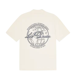 Sale Les Deux Eett Gobe Knitted SS Shirt - Ivory