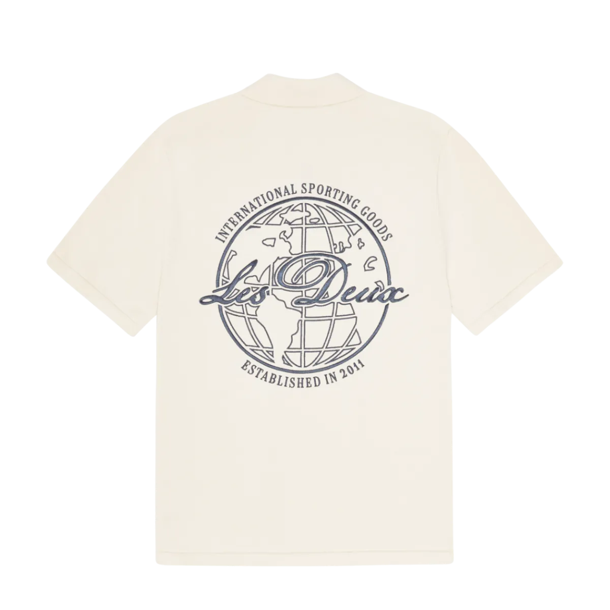 Sale Les Deux Eett Gobe Knitted SS Shirt - Ivory