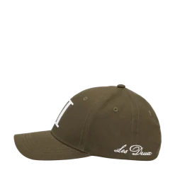 Discount Les Deux Encore Organic Baseball Cap - Olive Night