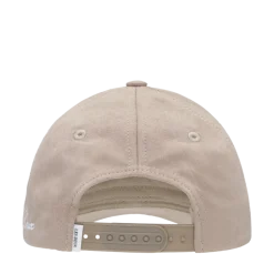Sale Les Deux Encore Suede Baseball Cap - Dark Sand