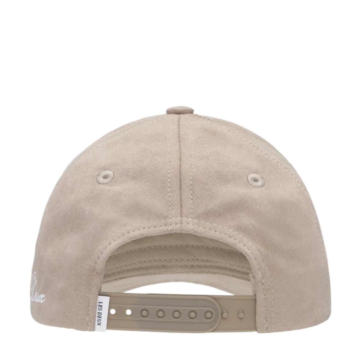 Sale Les Deux Encore Suede Baseball Cap - Dark Sand