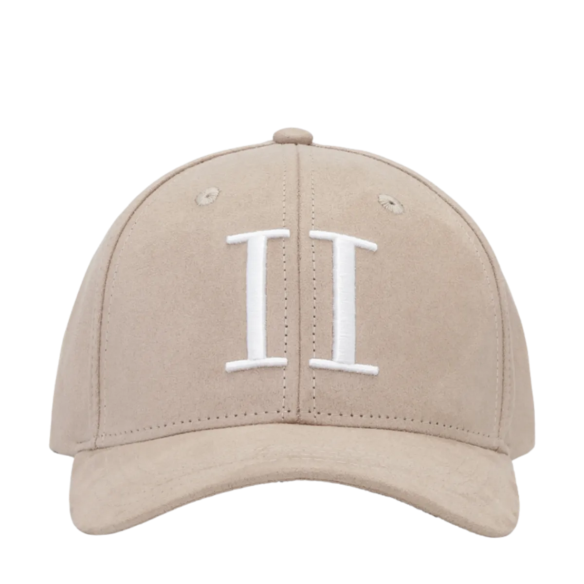 Sale Les Deux Encore Suede Baseball Cap - Dark Sand