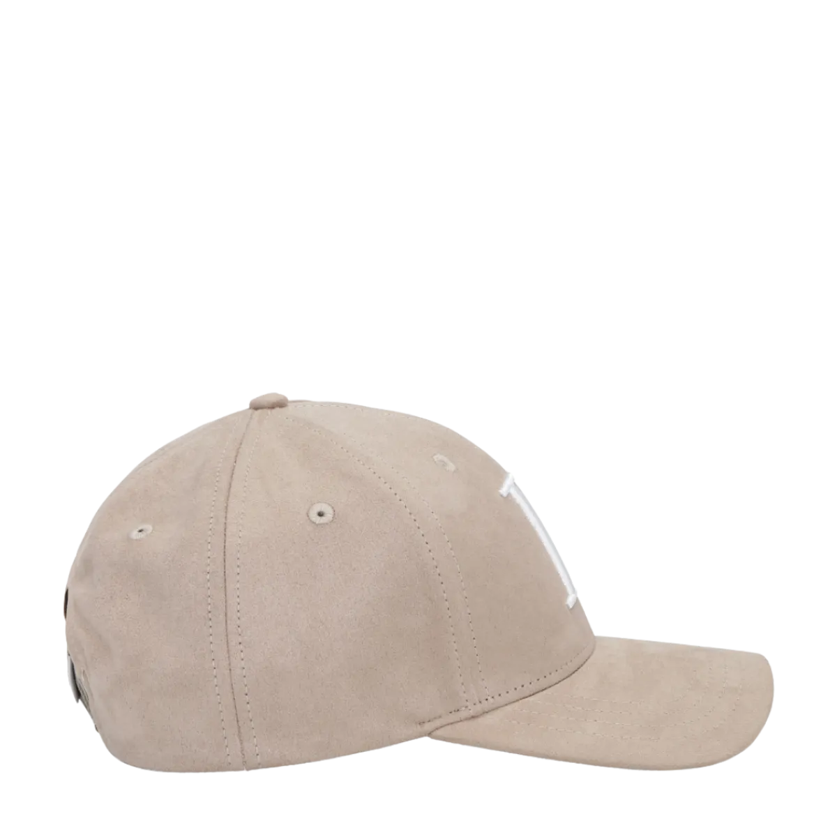 Sale Les Deux Encore Suede Baseball Cap - Dark Sand
