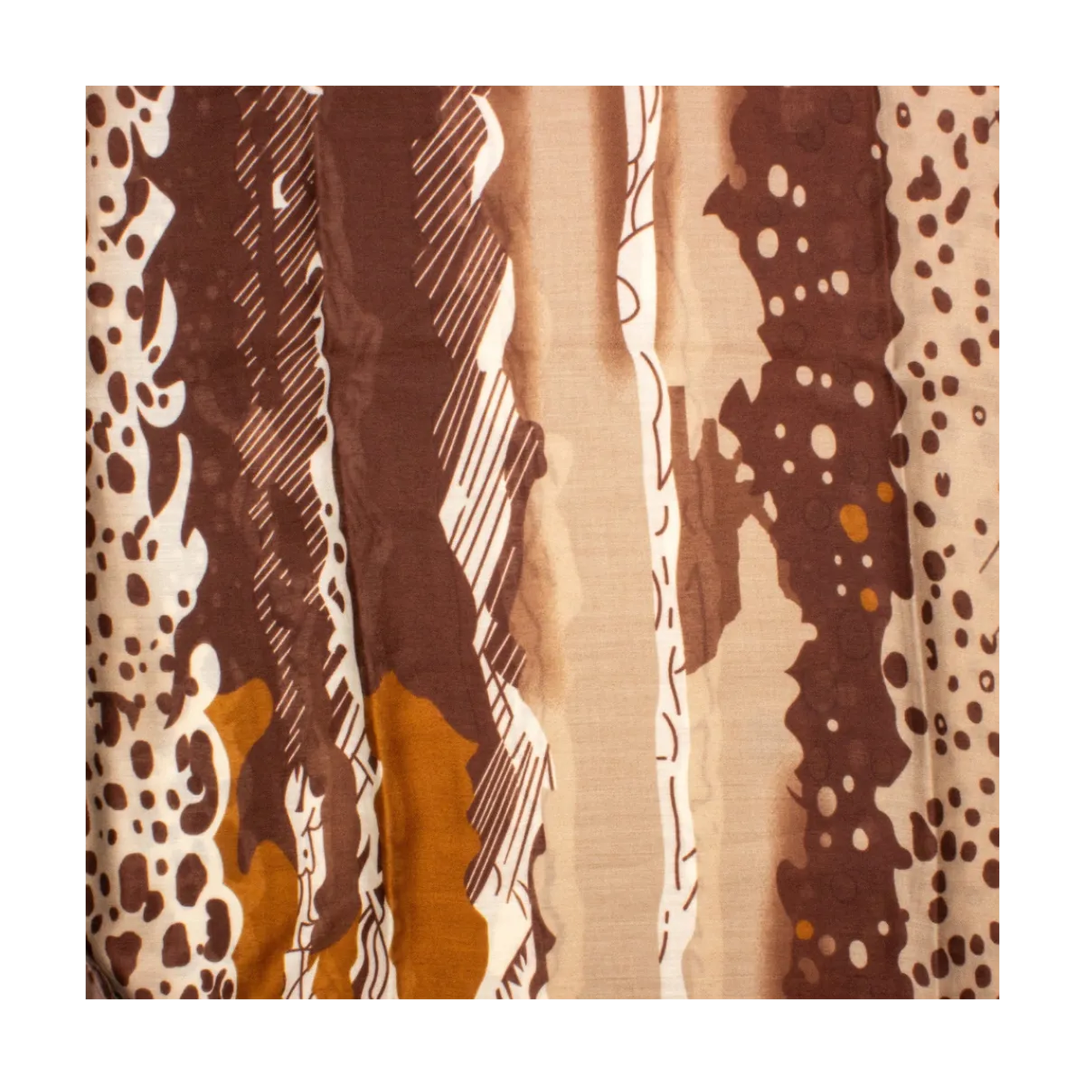 Best Seven/East Estirol Scarf - Brown