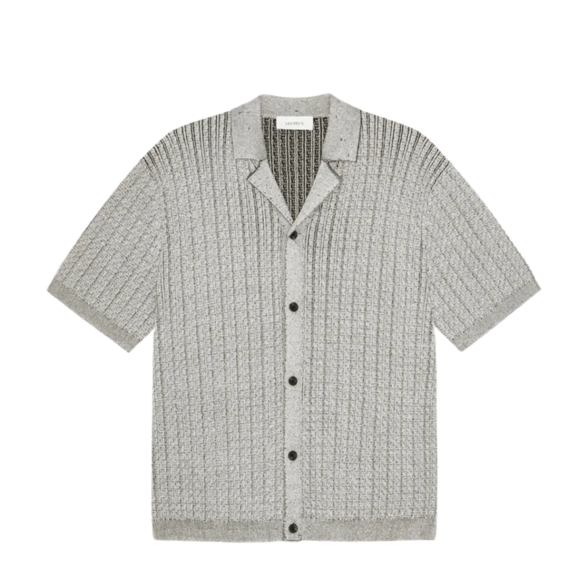 Hot Les Deux Evan Knitted hirt - 320 Grey Melange