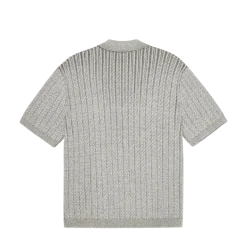 Hot Les Deux Evan Knitted hirt - 320 Grey Melange