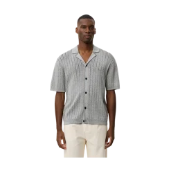 Hot Les Deux Evan Knitted hirt - 320 Grey Melange
