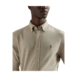 Sale Polo Ralph Lauren Featherweight eh Oxford hirt - Tucan Beige