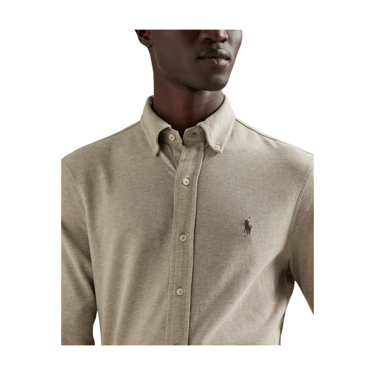 Sale Polo Ralph Lauren Featherweight eh Oxford hirt - Tucan Beige