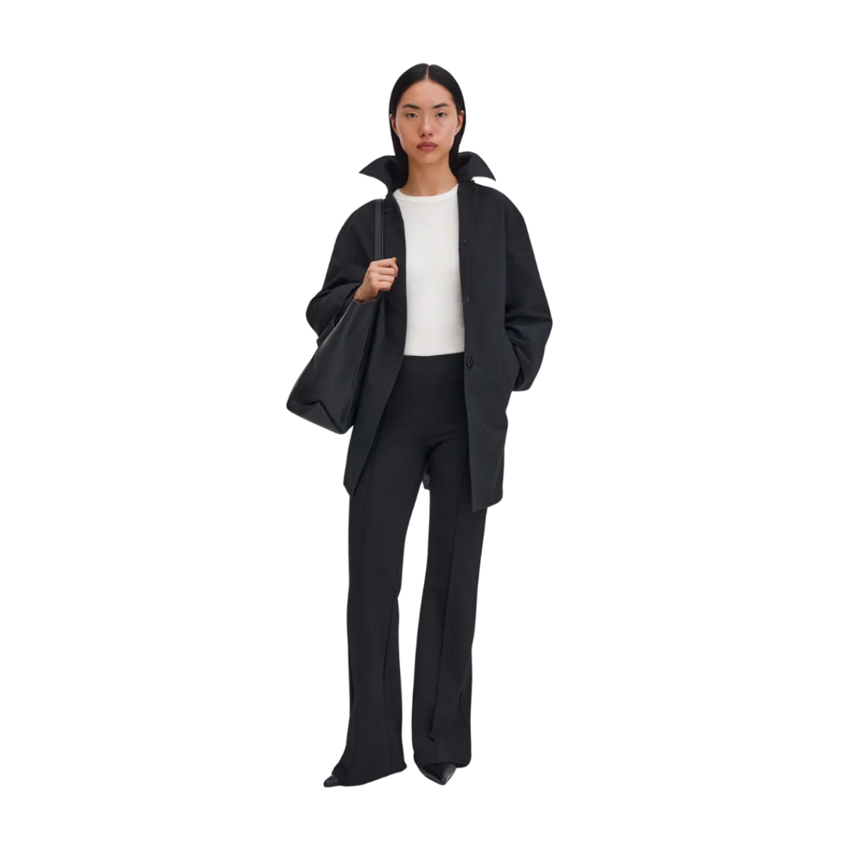 Clearance Filippa K Fiona Flared Trouer - Black
