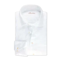 Clearance Stenströms Fitted Body C72 RC cuff Caual - White