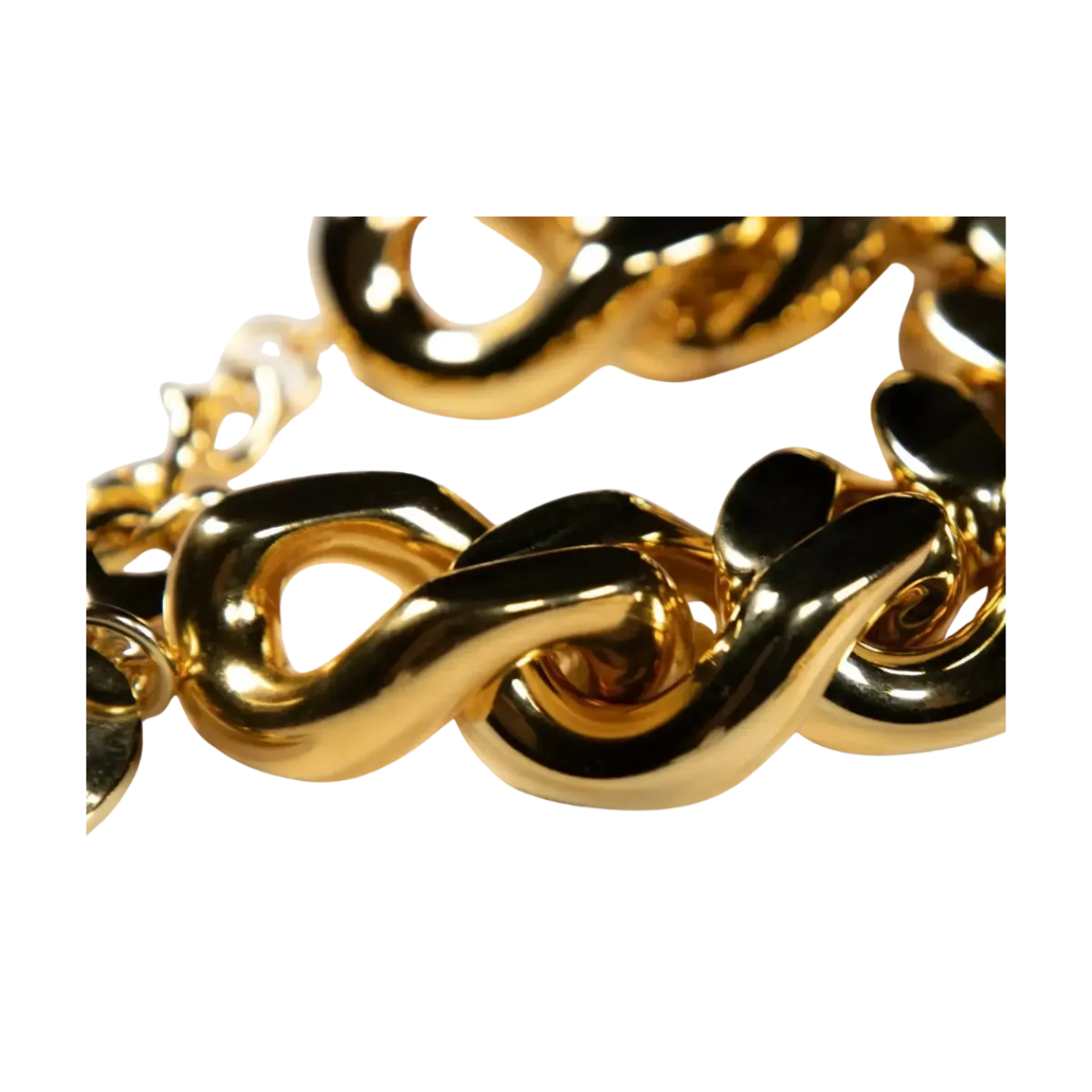 New Vanessa Baroni Flat Chain Bracelet - Gold