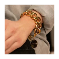 New Vanessa Baroni Flat Chain Bracelet - Gold