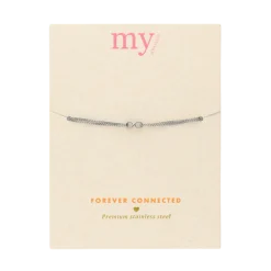 Outlet My Jewellery Forever Connected Double Bracelet - Silver