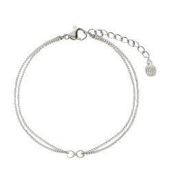 Outlet My Jewellery Forever Connected Double Bracelet - Silver