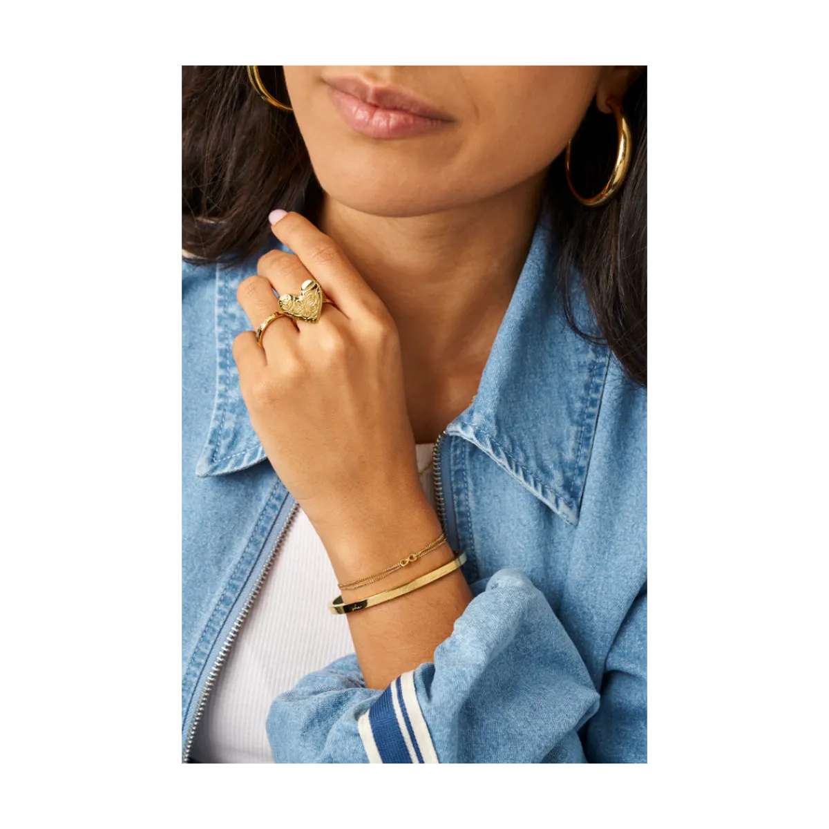 Best My Jewellery Forever Connected Double Bracelet - Gold