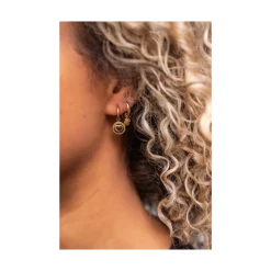 Hot My Jewellery Four-Leaf Clover Earrings - Gold