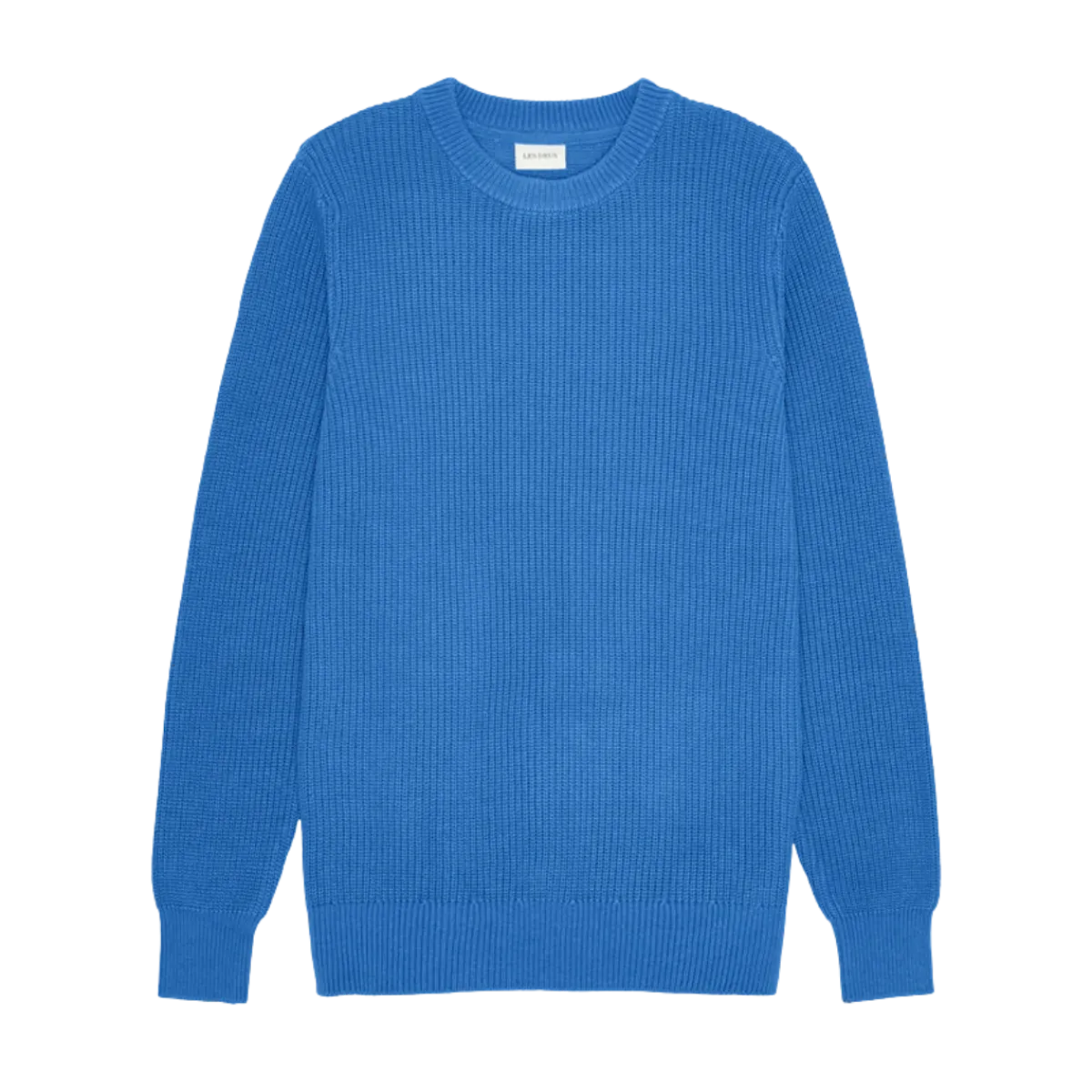Les Deux Gary Rib Crewneck Knit - 471 Paace Bue