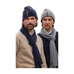 Sale Hansen & Jacob Geelong Knitted Scarf - Navy