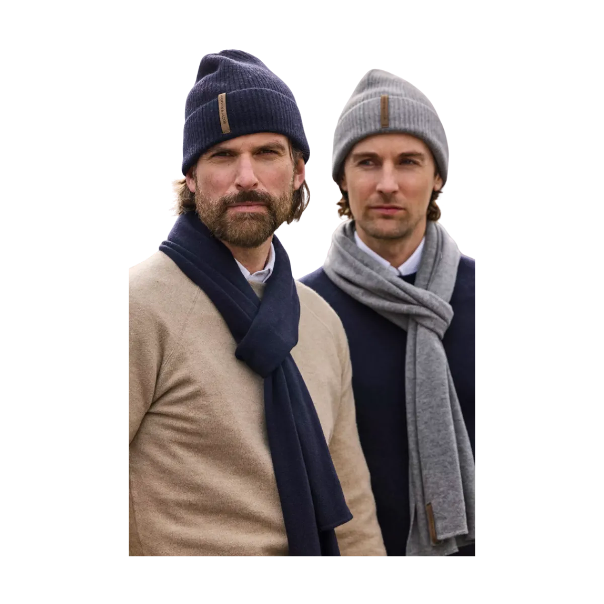 Sale Hansen & Jacob Geelong Knitted Scarf - Navy