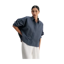 New Ahlvar Gigi Oxford Shirt - 11 Bue Grey