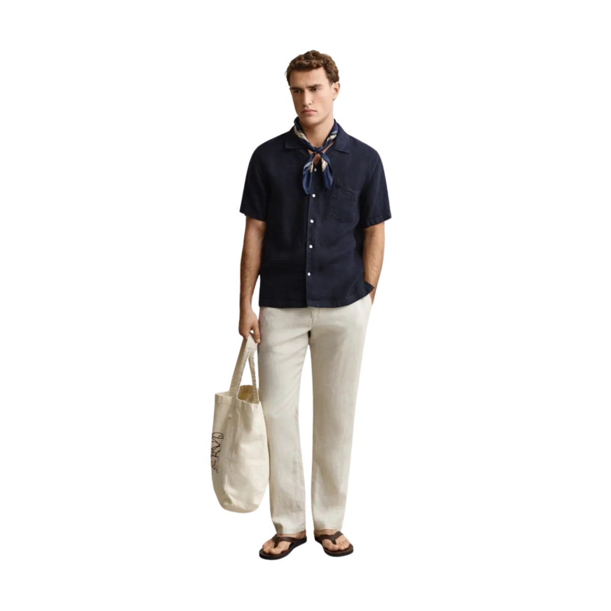 New Gant Gnt Dyed inen Cap Shirt - Evening Bue