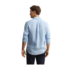 Hot Gant Gnt Dyed inen hirt - ky Bue