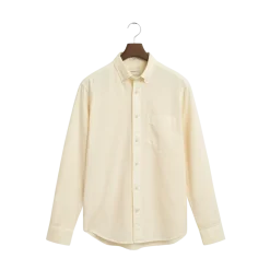 Online Gant Gmnt Dyed Twill hirt - Cream