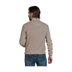 Online Hansen & Jacob Haf Zip Structure Knit - Toffe Brown