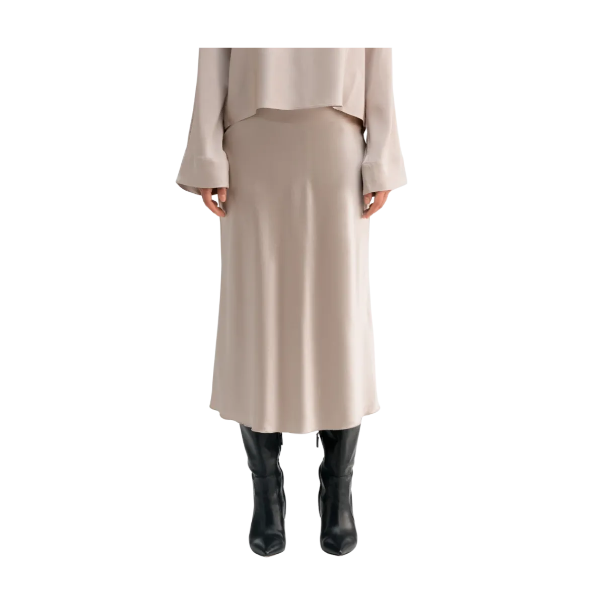 New Ahlvar Hana atin kirt - Greige