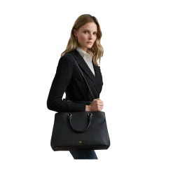 Discount Lauren Hanna Satchel Large - Black