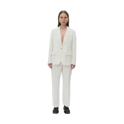Discount Day Birger et Mikkelsen Hector Classic Gabardine Blazer - Ivory Shade