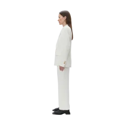 Discount Day Birger et Mikkelsen Hector Classic Gabardine Blazer - Ivory Shade