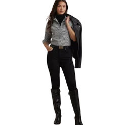 Discount Lauren Highrise Ankle Skinny - Black