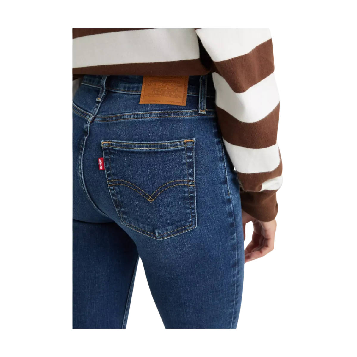 Sale Levi's 721 High Rise Skinny - Blue Wave Dark