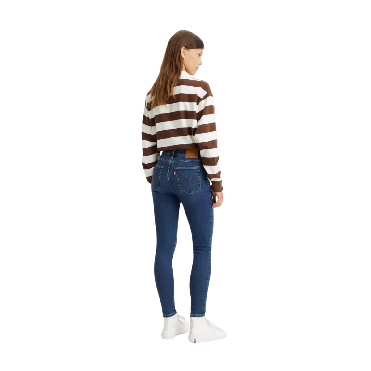 Sale Levi's 721 High Rise Skinny - Blue Wave Dark