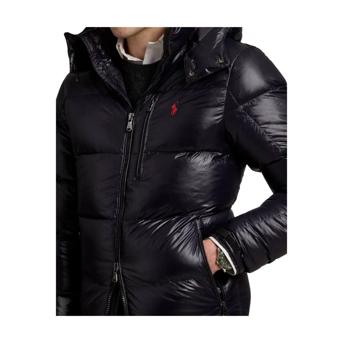 Sale Polo Ralph Lauren Inulated Bomber Jacket - Polo Black Gloy