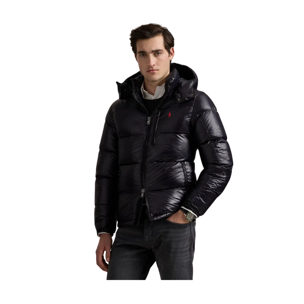 Sale Polo Ralph Lauren Inulated Bomber Jacket - Polo Black Gloy