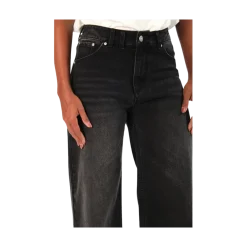 Sale Hést Irina Wide Leg - Medium Wash Black Denim