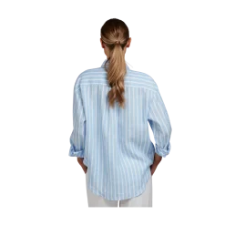 Outlet Stenströms Jackie Shirt - Blue Stripe