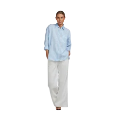 Outlet Stenströms Jackie Shirt - Blue Stripe