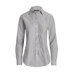 Hot Lauren Jaelko Button Front hirt - Black/White