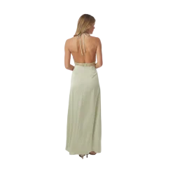 New Neo Noir Jasine Heavy Sateen Dress - Mint